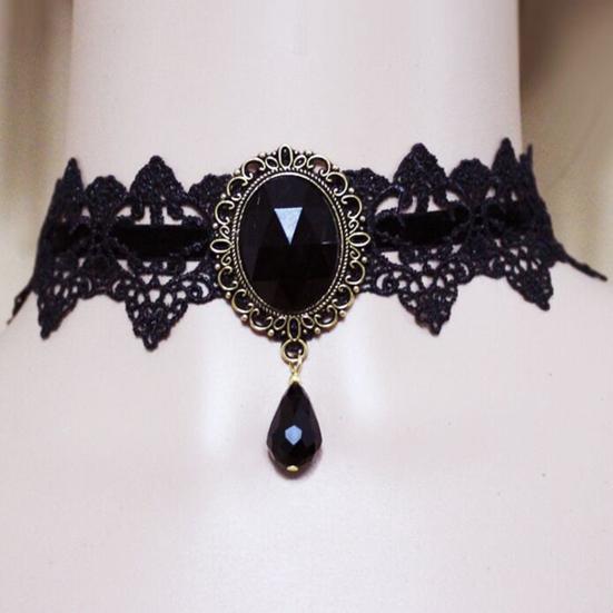 Choker Necklace Aesthetic Female Decorative