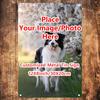 D  Flat Pc Customizable Metal Tin Sign Personalized Hanging