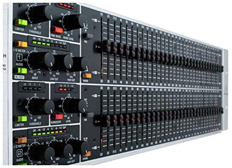 Behringer FBQ6200HD Stereo Graphic Equalizer with Feedback Detection and Subwoofer Output 31-Band
