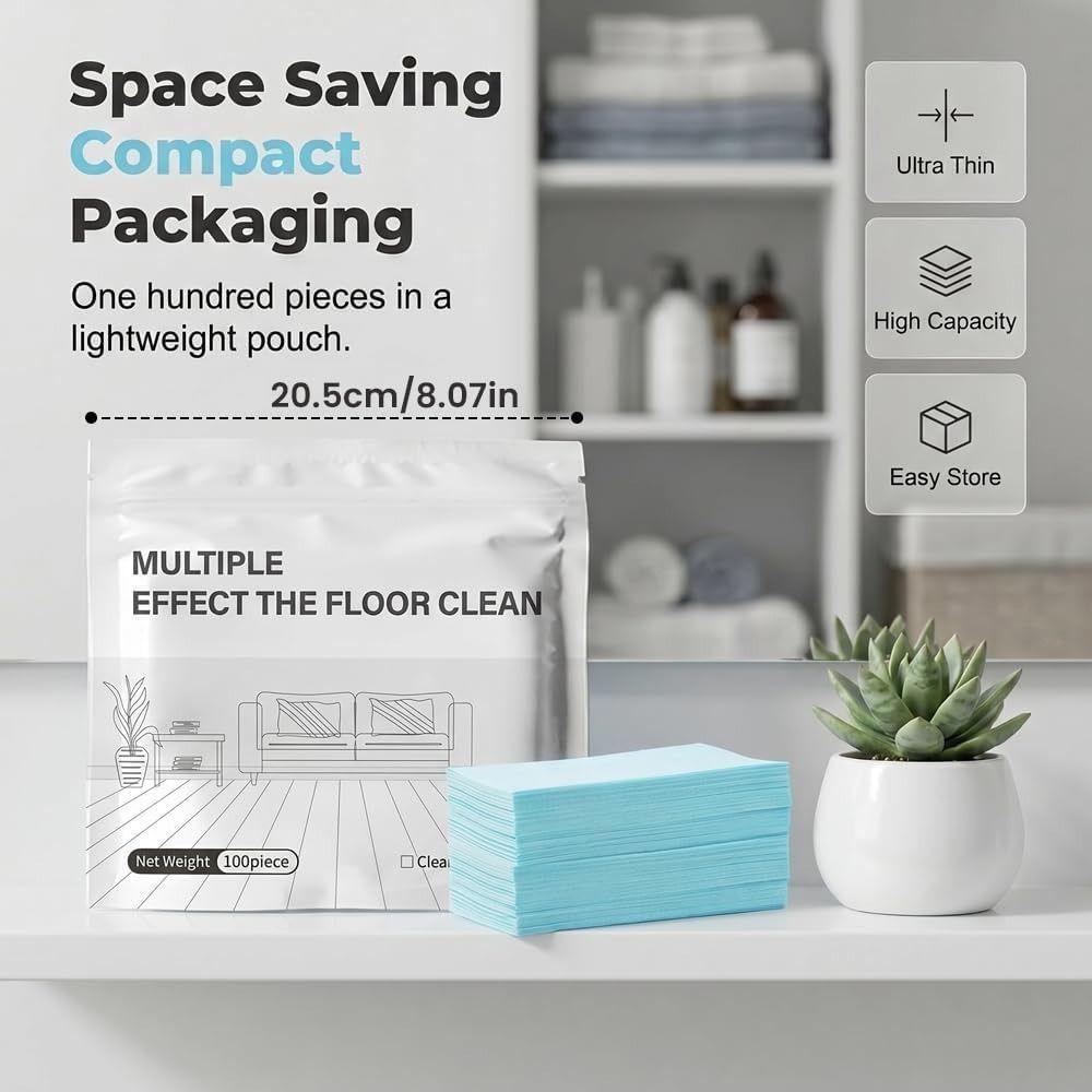30/60/100pcs Fragrance retention Floor Cleaning Tablets Multi-Effect Dissolvable Cleaning Sheets
