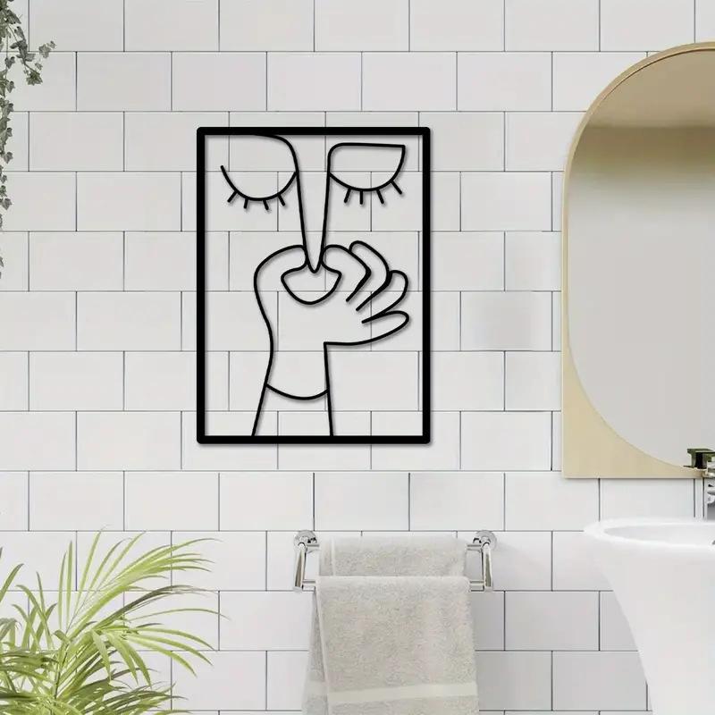 Abstract Humour Bad Smell Funny Bathroom Poster Print Painting Wall Art Pictures For Wc Toilet Room Decor