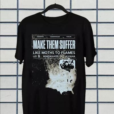 Make Them Suffer Band North America Tour 2025 T Shirt Full Size S 5xl