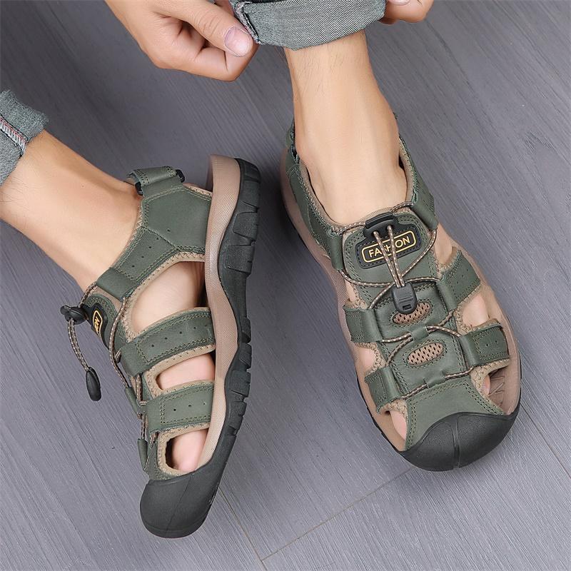 Men's Sandal Summer New Style Breathable Fashion Versatile Men's Shoes Comfortable Lightweight Men's Roman Shoes Slippers