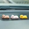 Lovely Sleeping Animals Car Ornaments Auto Dashboard Center Console Bear Pig Rabbit Duck Decoration Auto Interior Accessories
