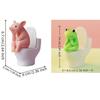 Mini Pig Desktop Ornaments Cartoon Toilet Pig Decoration Novelty Pig Figurine  Car Decor
