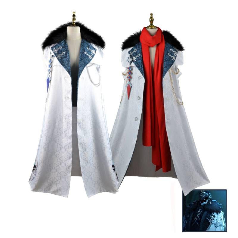 Genshin Game Impact Cosplay Costume Fatui Tartaglia Cape Halloween Costume Party