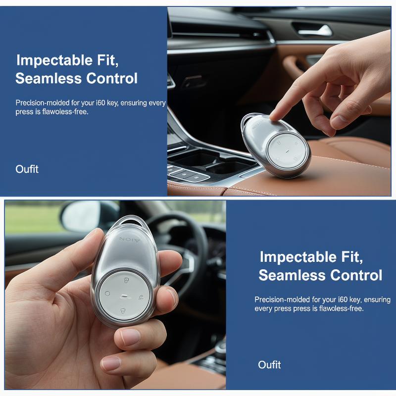 Y Plus S V LX IA5 GAC AION Key Shell 1Pcs TPU Car Key Cover Anti Fingerprint Protector for Long Lasting Use