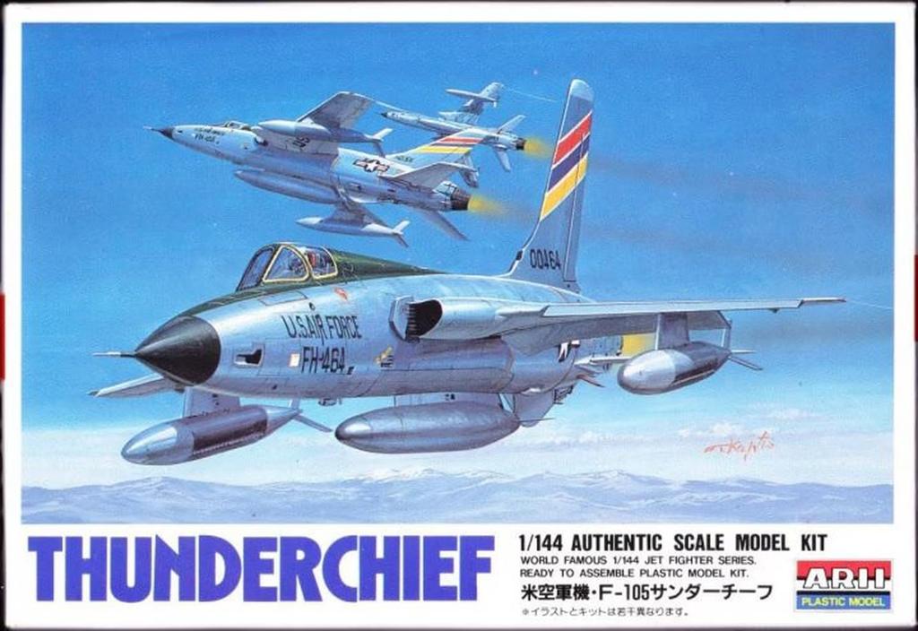 Micro Ace 1/144 Jet Fighter Series F-105 Thunderchief