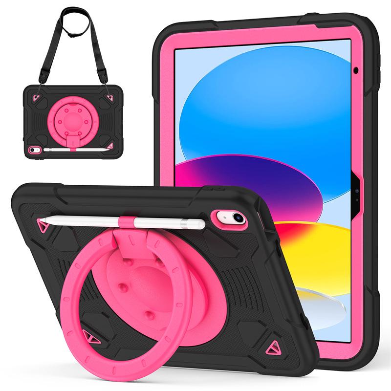 Samsung Tab A11 Cartoon Silicone Wristband Holder Case with Pen Slot