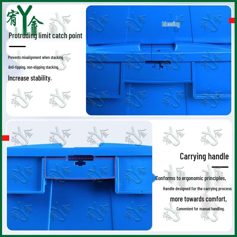 Stackable Plastic Storage Box with Lid