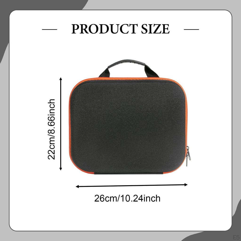 Electric Drill Carry Case Carrying Shockproof Smooth Zipper EVA Tool Bag Box for Pliers