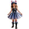 Zoo2 Judy Roleplay Hopps Costume Height100-160 Police Officer Puffy Costume Rabbit Sheriff Tutu Dress Hat Halloween Suits