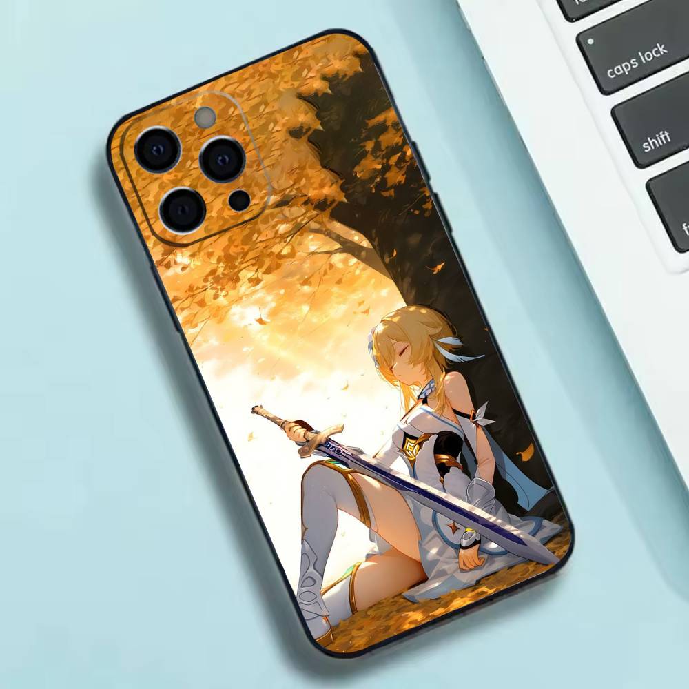 G-Genshin Lumine Impact Phone Case Silicone Soft For IPhone 17 16 15 14 13 12 11 X XR Plus Pro Max Plus