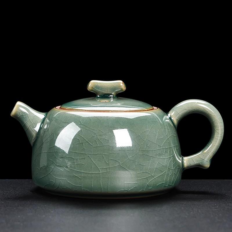 Ceramic Teapot manual Chinese ice crack split teapot can raise Xishi tea pots household Kung Fu tea pot Kung Fu Teapot Tea Cup
