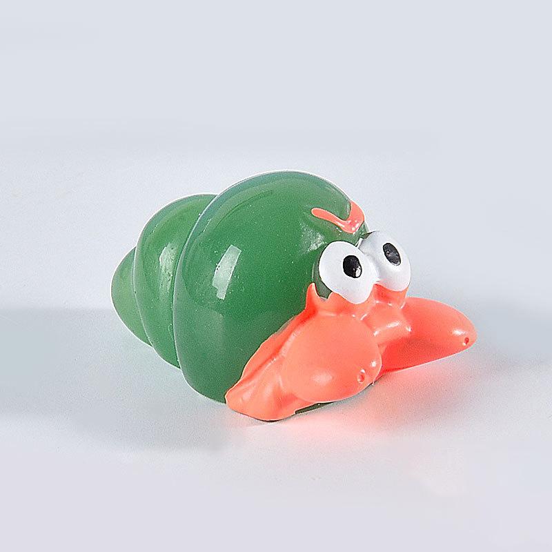 Miniaturas de animales marinos de resina luminosa en la oscuridad, adorno en miniatura para pecera, jardín, casa de muñecas, accesorios