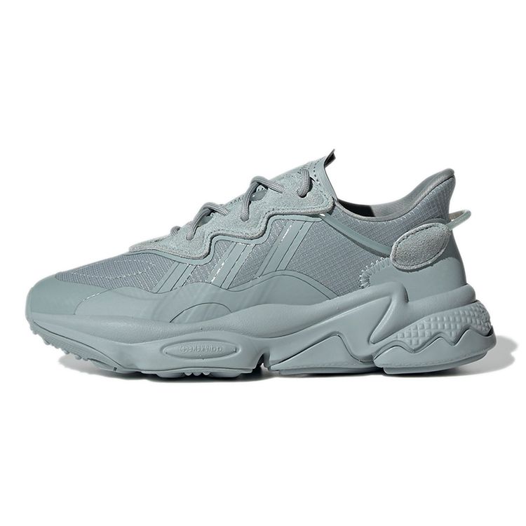 Adidas Originals Ozweego J Comfortable Durable Breathable Low-Top Casual Shoes Kids sneaker Gray Blue H04129