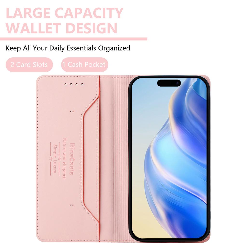 Luxury Leather Case For Samsung Galaxy XCover 4/XCover 4S/XCover 6Pro/XCover 7 RFID Blocking Card Slot Magnetic Attraction Stand Shockproof Flip Cover