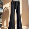 Versatile Slimming High-Waist Women's Cropped Flared Pants - Autumn Style