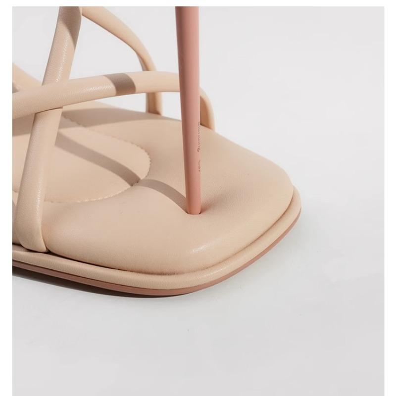 Mode 2024 Damen Plateau High Heels Kreuzriemen Komfort Sandalen Sommer Damenschuhe Frau High Heels Sandalen High Heels Q134