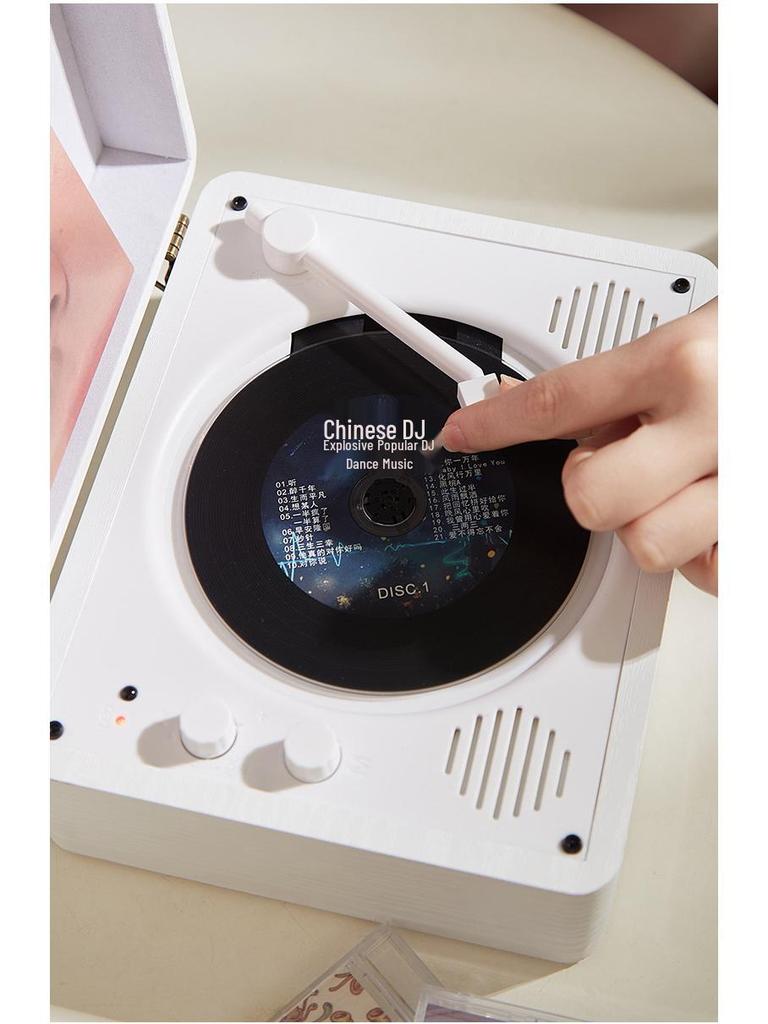 Retro Bluetooth All-in-One CD Player and Speaker - Perfect Birthday Gift