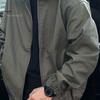 Men Coat Lapel Collar Long Sleeve Solid Color Jacket with Pockets Loose Fit Street Style Casual Outerwear