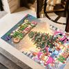 Christmas Friends Celebration Customize Your Name Area Rug Design for Living Rooms Outdoor Kitchen Study room Antislip Carpet Anime Office Decor