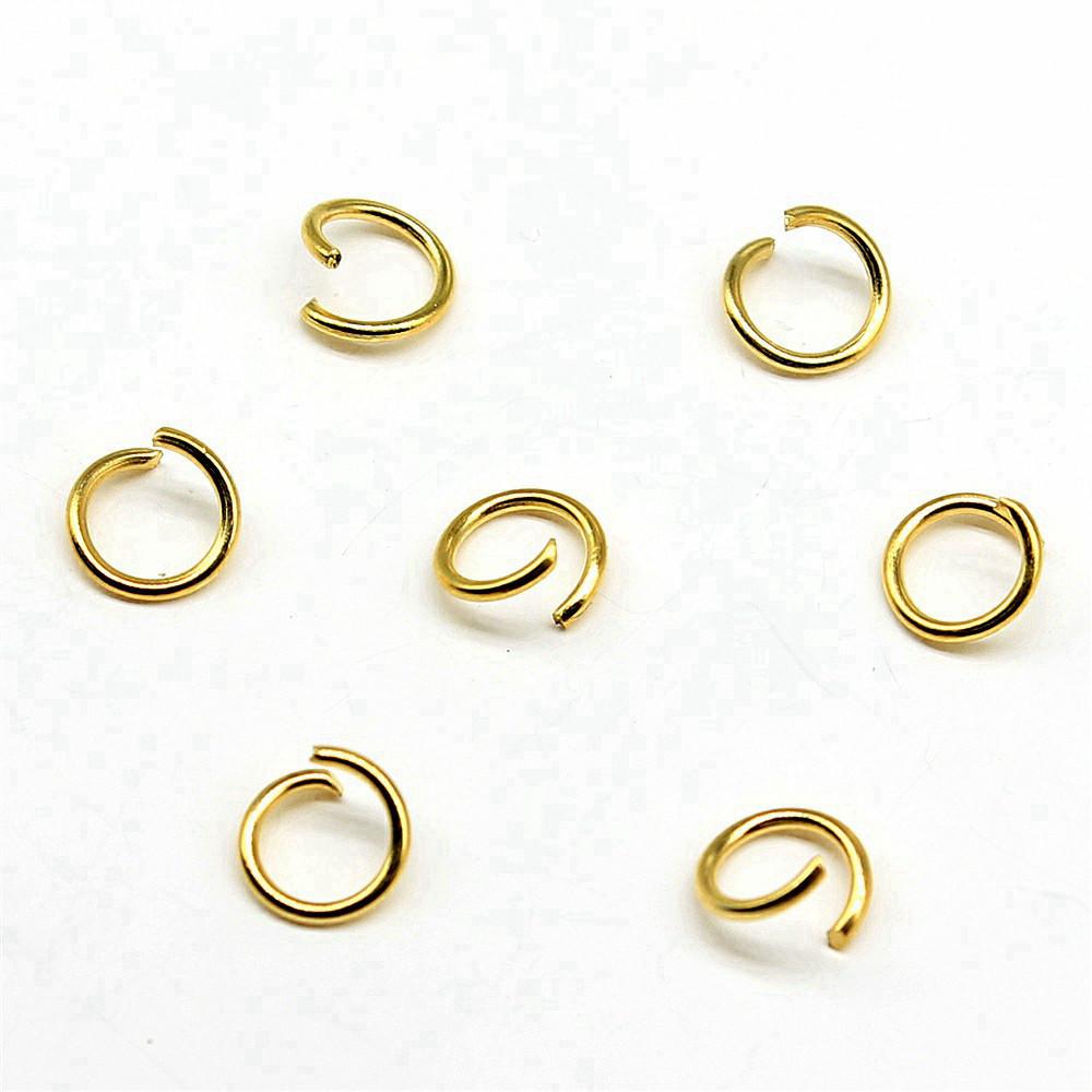 5 Colors 6 Sizes Jump Rings Open Connectors For Jewelry Making Components