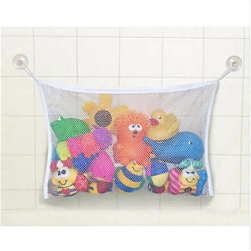 1 pièce Sac de rangement blanc pour salle de bain d'enfants Enfants Douche Bain Palette Jouet Sac Organisateur de Bain Sacs à Suspendre pour Salle de Bain Articles Pratiques