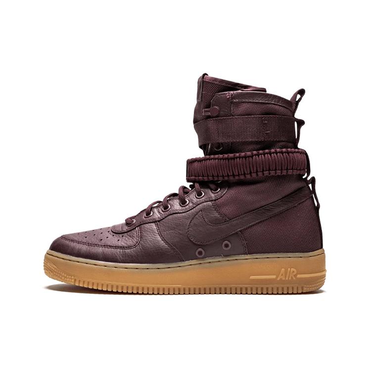 New Nike Sf Air Force 1 High Deep Burgundy 864024-600