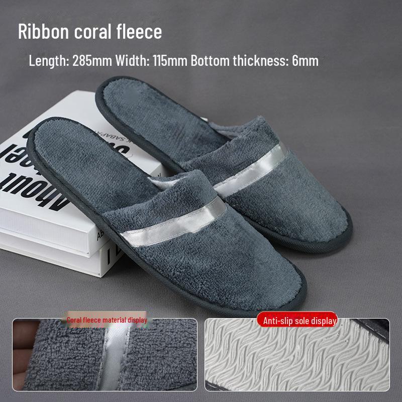 Dicke rutschfeste Winterpantoffeln für Hotels und Pensionen – Ideal zum Baden