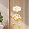 Eid Mubarak Hanging Sign Diy Moon Castle Decoration Festival Door Sign Decorative Lantern Welcome Sign For Front Door Ramadan