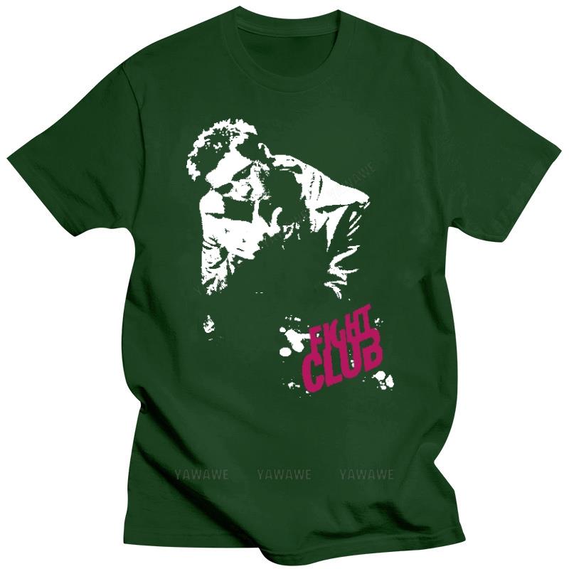 Humor t-shirt vintage style man cotton short sleeve Fight Club Black T Shirt fashion print tshirts male casual top tee-shirt
