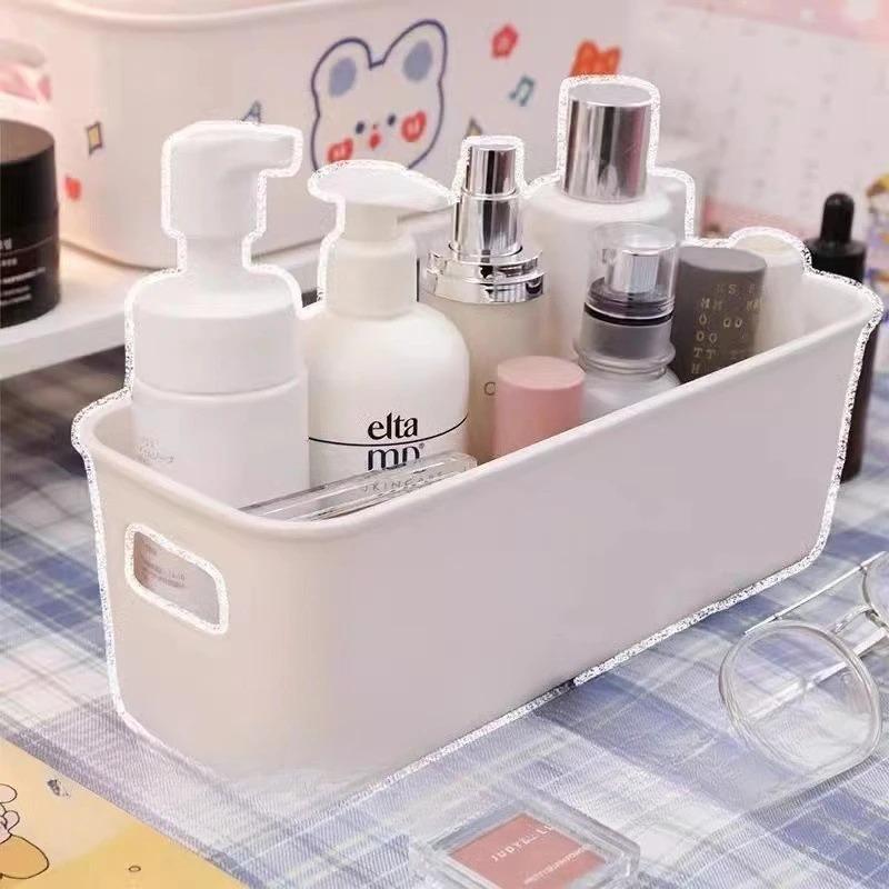 Desktop Storage Box, Phone Case Sorting, Cosmetics Dormitory Storage Basket, Drawer Partition Sorting, Rectangular Storage Box