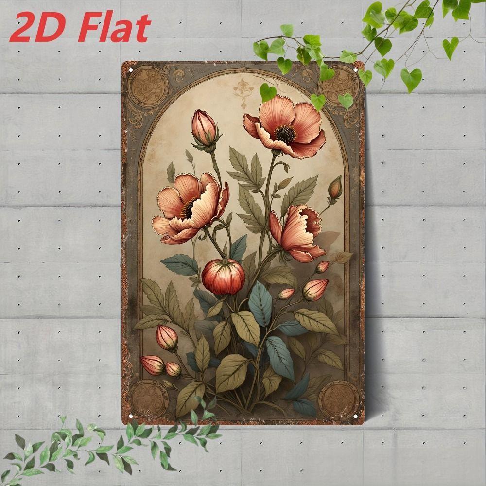 Vintage Metallwandkunstschild Biene Küchen Dekoration Kaffeebar Blechschild