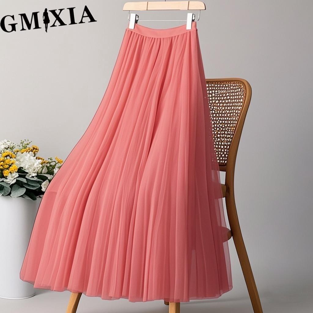 GMXIA 28 barev Dámská módní ležérní letní jarní volnočasová sukně