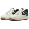Nike Air Force 1 07 LX Stadium Green Rutete Herresneakers Krem Elfenben Svart DV0791-100