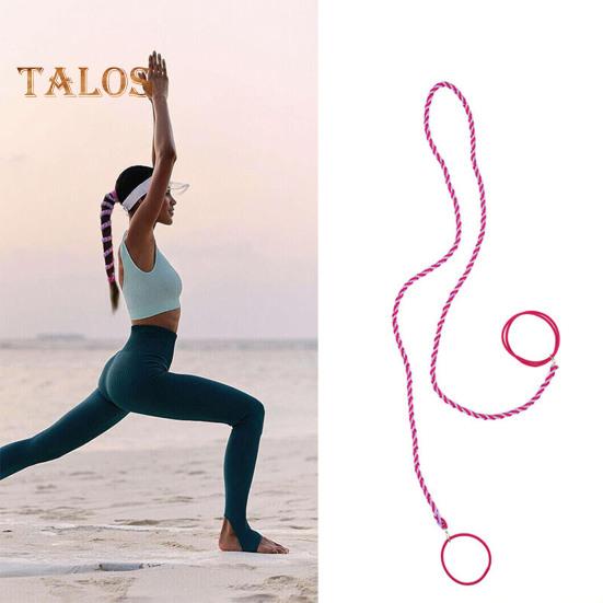 4Pcs Hair Rope Women Extra-Length Spiral Hair Band Long Sports Headband Tearable Elastic Hair Straps Ponytail Holder