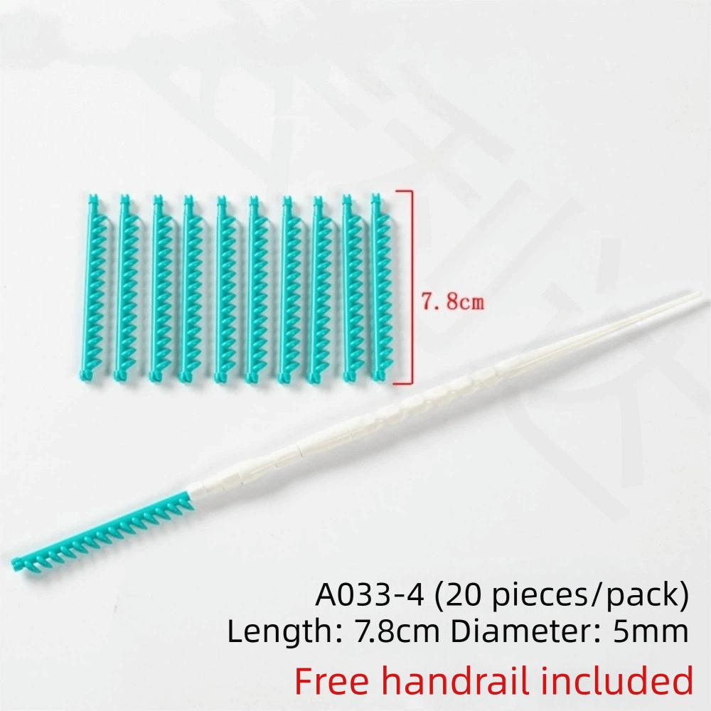 20/30Pcs With Clips Hair Root Perm Rods 2.3/3.3/4/5mm Diameter Perm Rods Bars Home Hair Styling