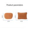 Car Suede Memory Foam Chair Seat Back Support Pillow Cushion and Vehicle Mounted Headrest