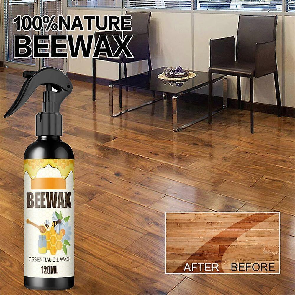 3Pcs 120ml Beeswax Spray Home Furniture Care Wooden Floor Cabinets Table Polish