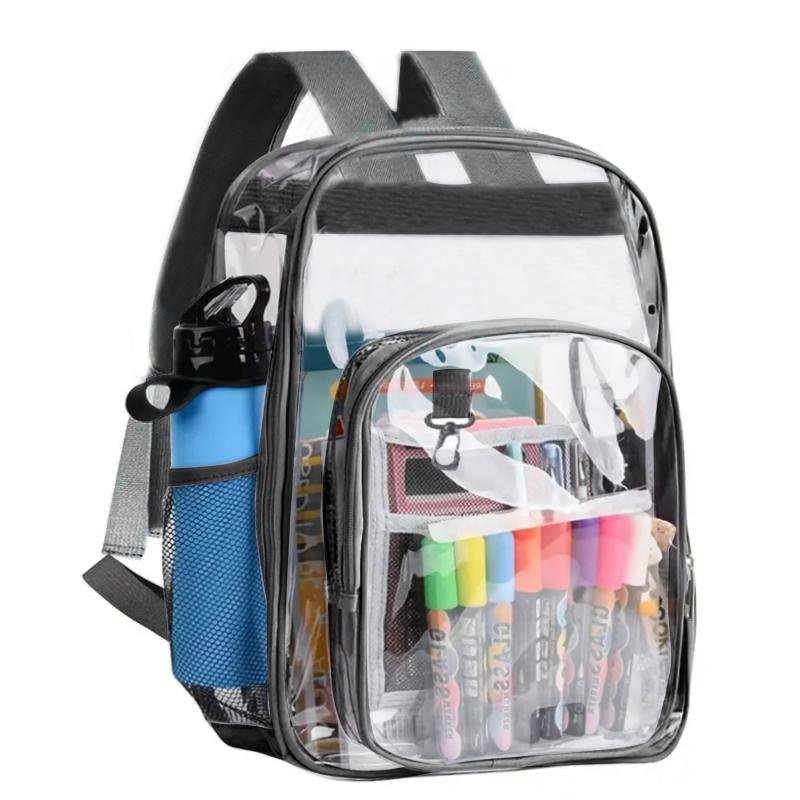 Transparent Backpack Waterproof PVC Storage Bag Large Capacity Student Backpack