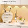HANDUNYOU White Tulip & Rabbit Foyer Organizer