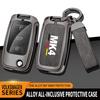Auto TPU Zinc Alloy Key Case Bag For VW Volkswagen GOLF 4 MK4 Car Key Chain Car Metal Key Shell Interior Decoration Accessories