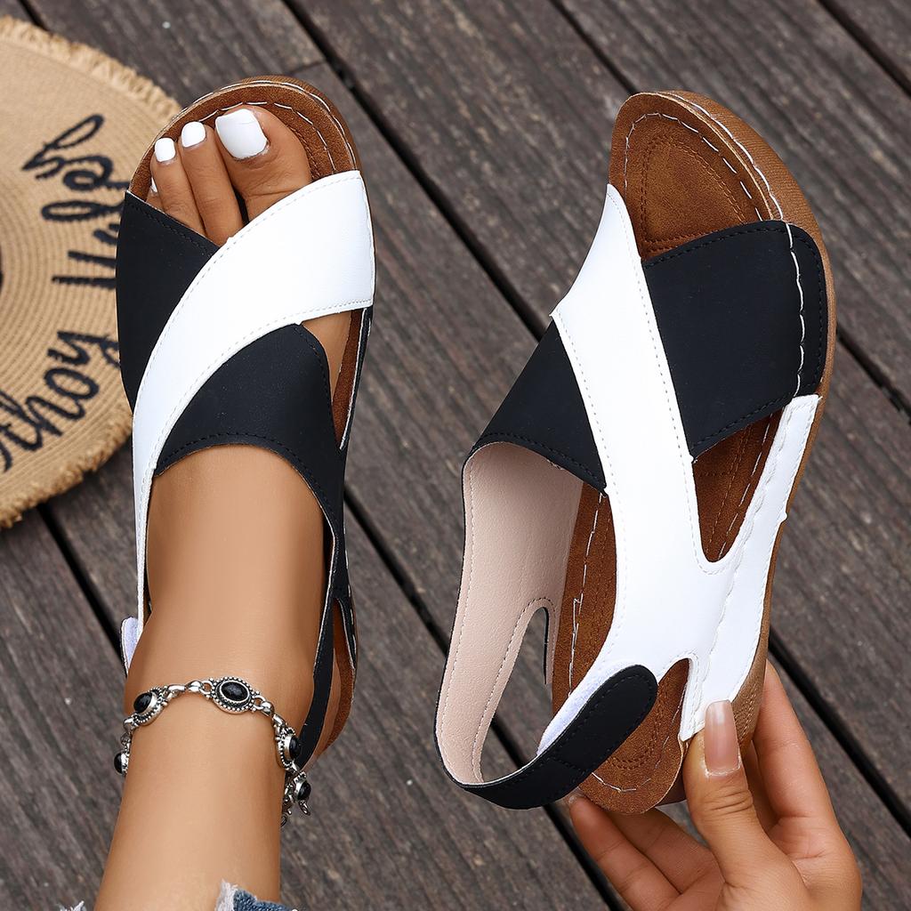 Fashion Women Platform Sandals Casual Beach Sandals Summer 2025 New Mix Color Sandals Luxury Designer Shoes for Women Sandalias De Mujer