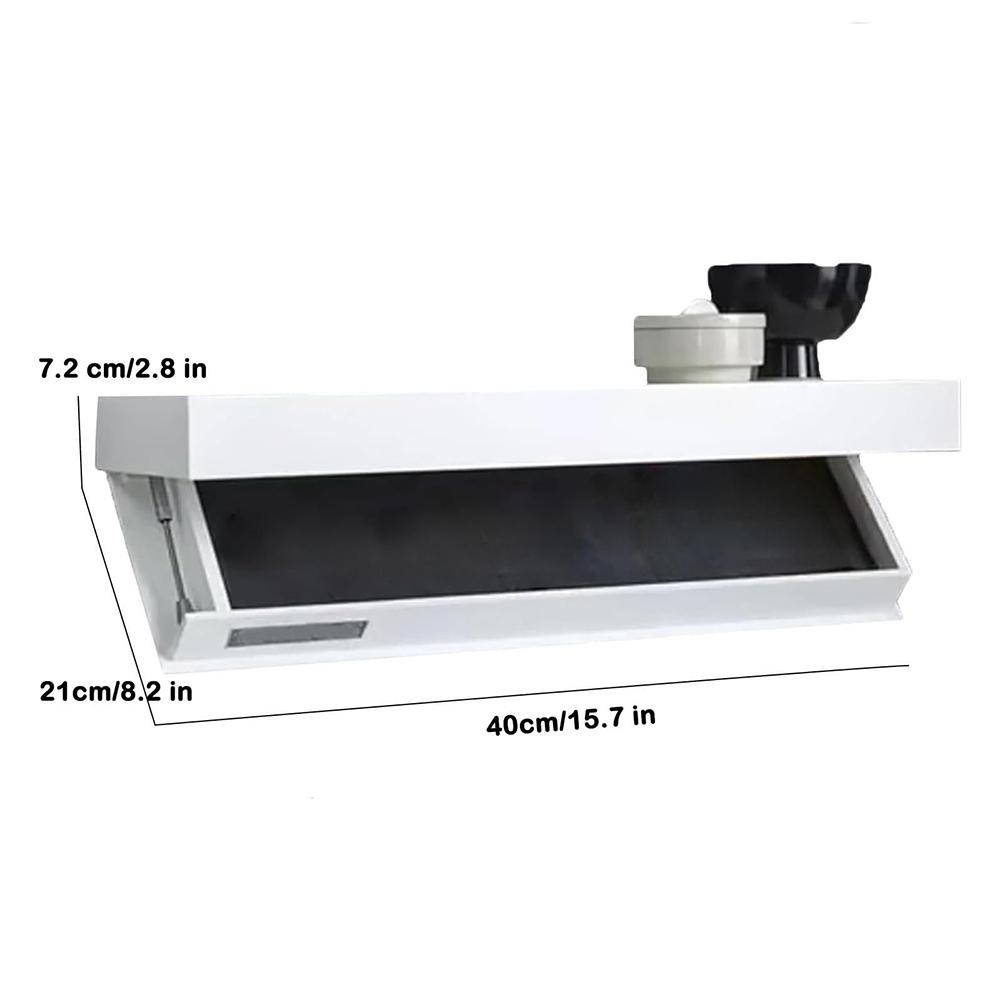 Wooden Concealed Floating Shelf with Secret Compartment Storage Rack Wall-Mounted Hidden Shelves for Home Decor