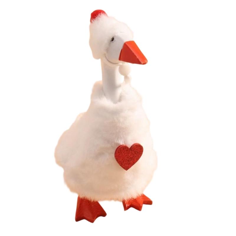 User Friendly Polyester Mini Geese Holiday Ornament for Festival Decoration Long Time Easy Party Fun Family Bondings