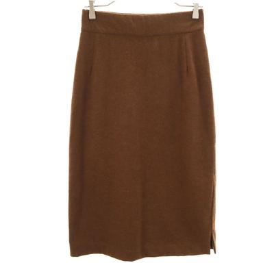 Made In Italy Midi Skirt 44 Brown Women Used