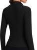 Autumn Slim-Fit Stand-Collar Yoga Jacket, Zip-Up Long-Sleeved Fitness Top