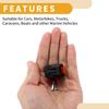 2 Pin VVT Boost Solenoid Valve Connector Plug - Car Female Wire Terminal Connector - for Suzuki Plastic Black - 1 Set