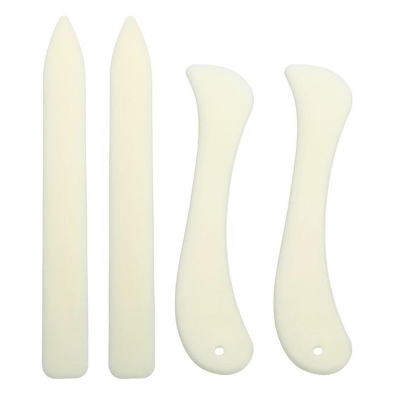 20/40x Folder Paper Creaser Set Bone Folder Tool Letter Opener for Bookbinding Leather Craft Folding Tool